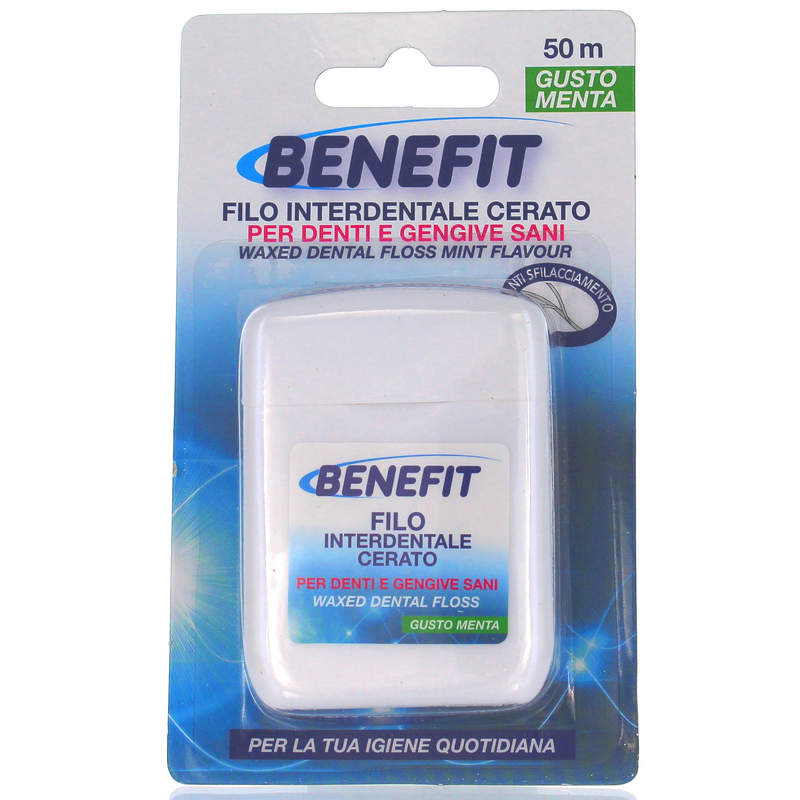 Benefit filo interdentale menta 50m igiene orale