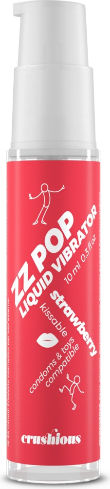 Crushious Zz Pop vibratore liquido fragola