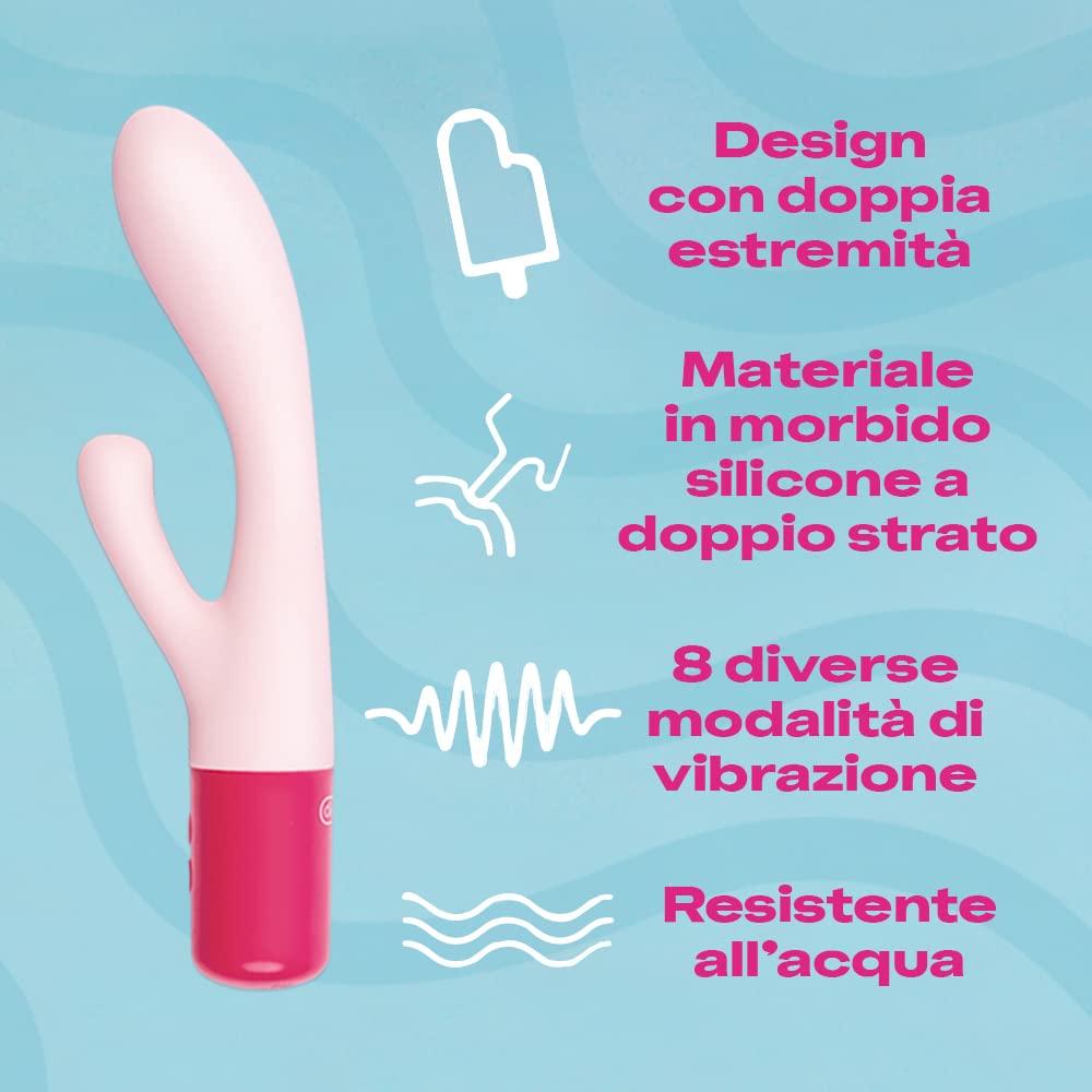 Durex Play Maxi Fun rabbit vibratore doppia estremità