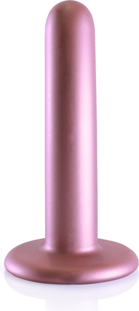 Ouch! Smooth G-Spot 5" Dildo con Ventosa Rosa in Silicone