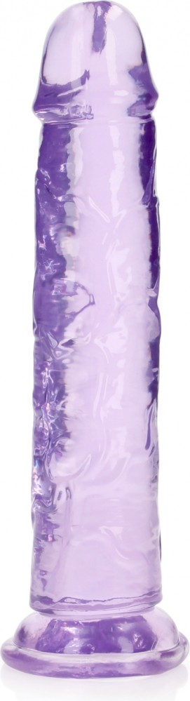 RealRock Straight 9 dildo realistico ventosa viola