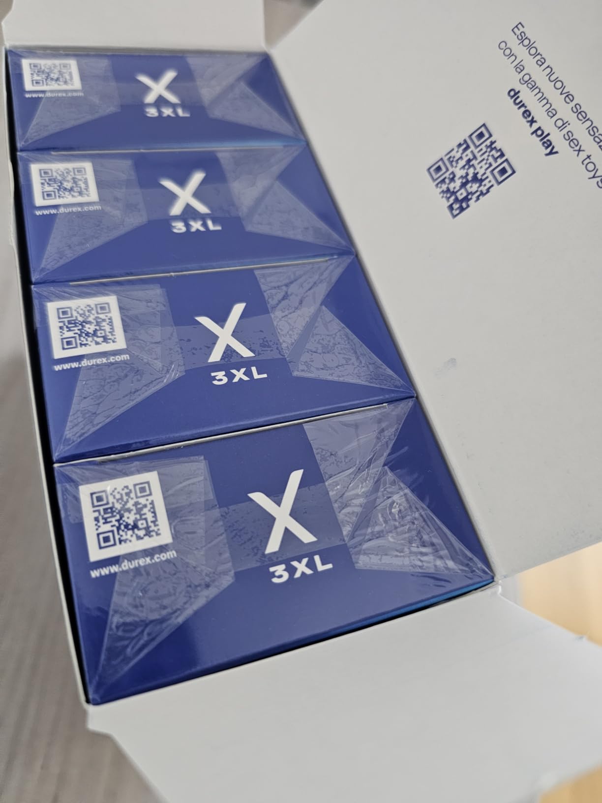 Durex Jeans 3XL preservativi 20 pezzi larghi 64 mm