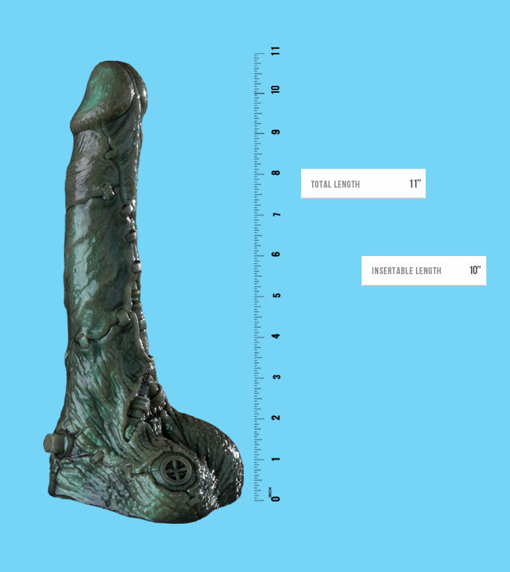 Fleshjack Freaks Twisted Twins dildo silicone 16,5 cm