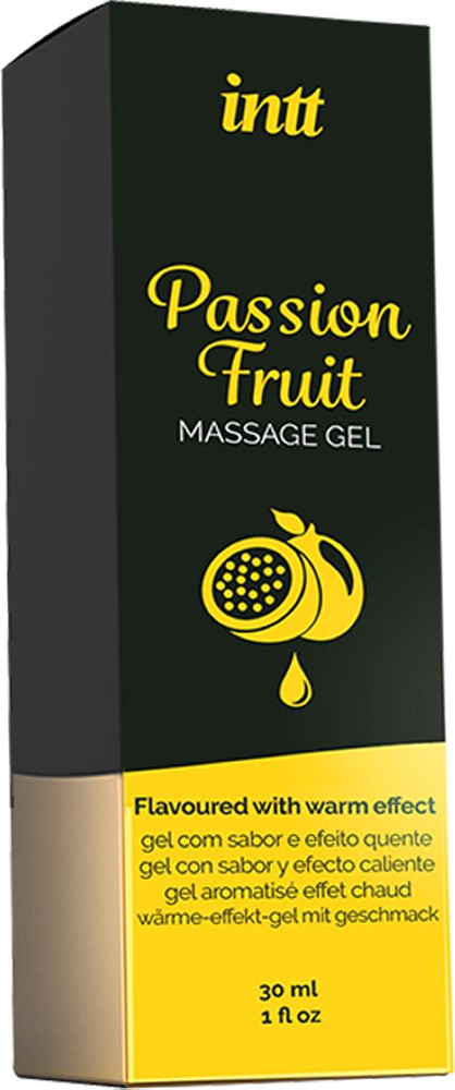 Intt Passion Fruit gel massaggio riscaldante commestibile