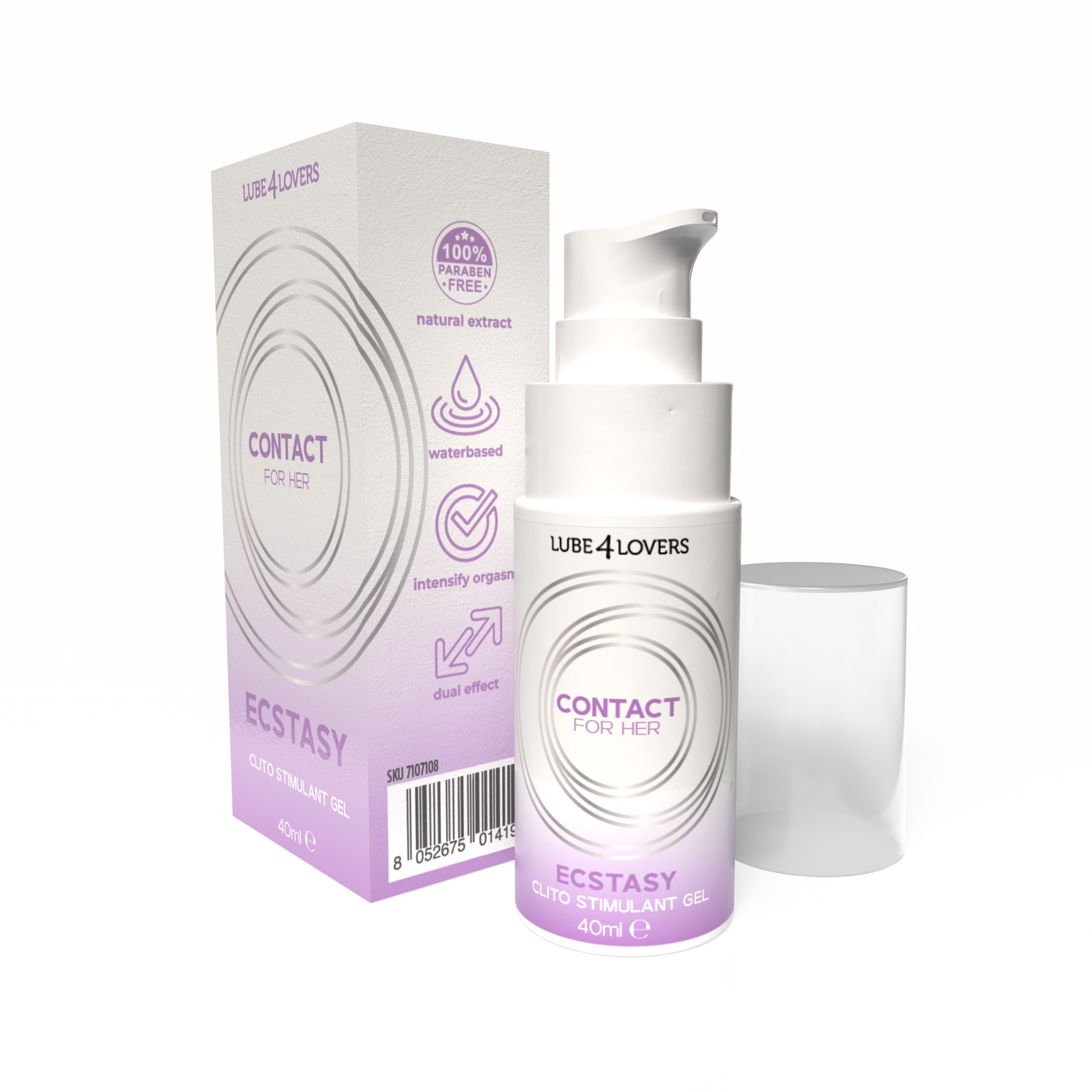 Lube4Lovers Ecstasy gel stimolante donna 40 ml caldo-freddo