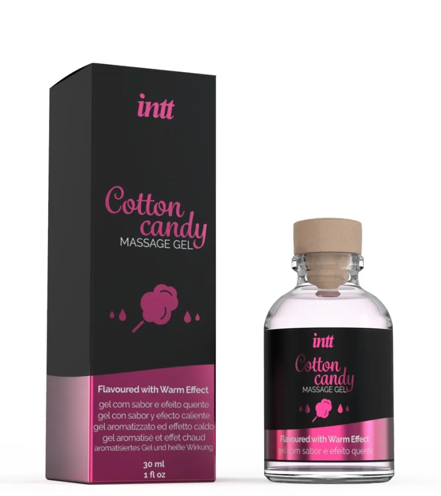 Intt Cotton Candy gel da massaggio riscaldante zucchero filato