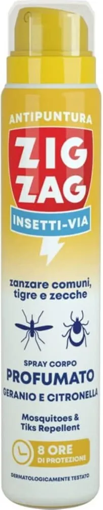 Zig Zag spray corpo repellente antipuntura 75 ml