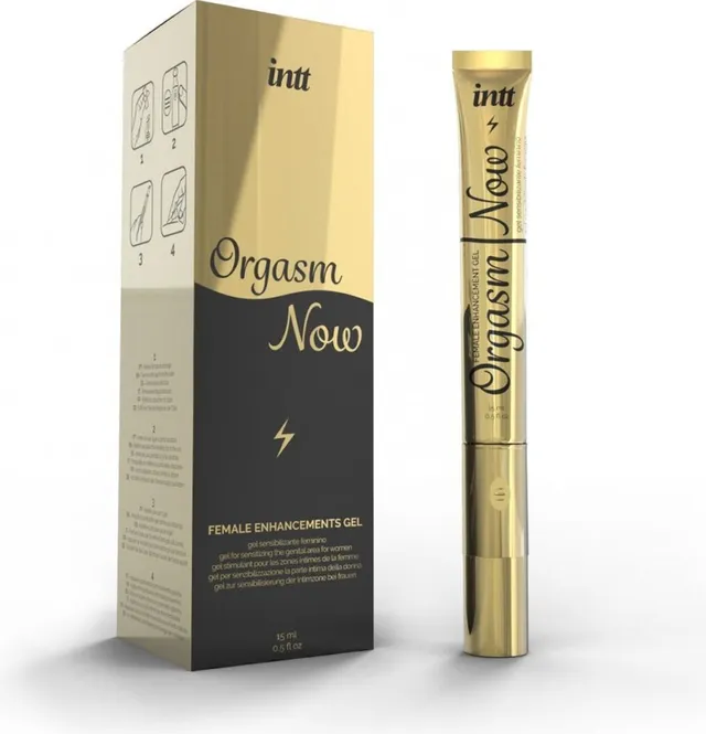 Intt Orgasm Now gel clitorideo stimolante con applicatore vibrante