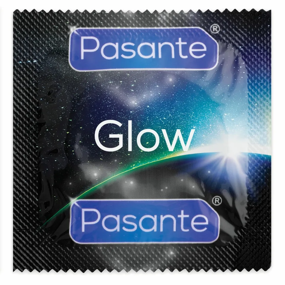 Pasante Glow in the Dark preservativi fluorescenti 144 pezzi