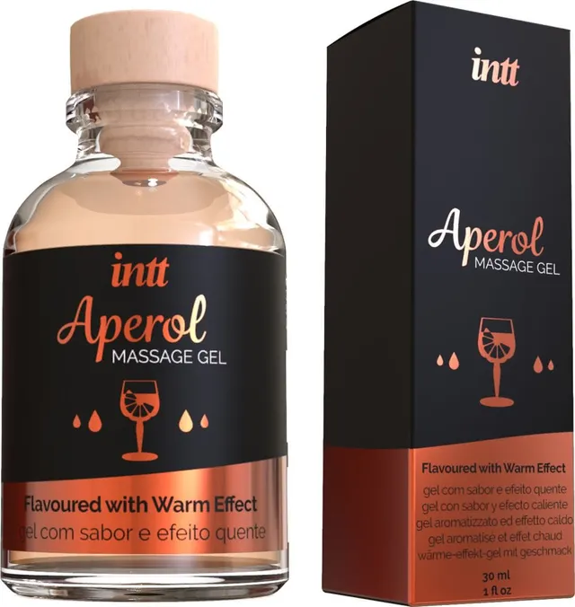 Intt Aperol gel da massaggio riscaldante commestibile