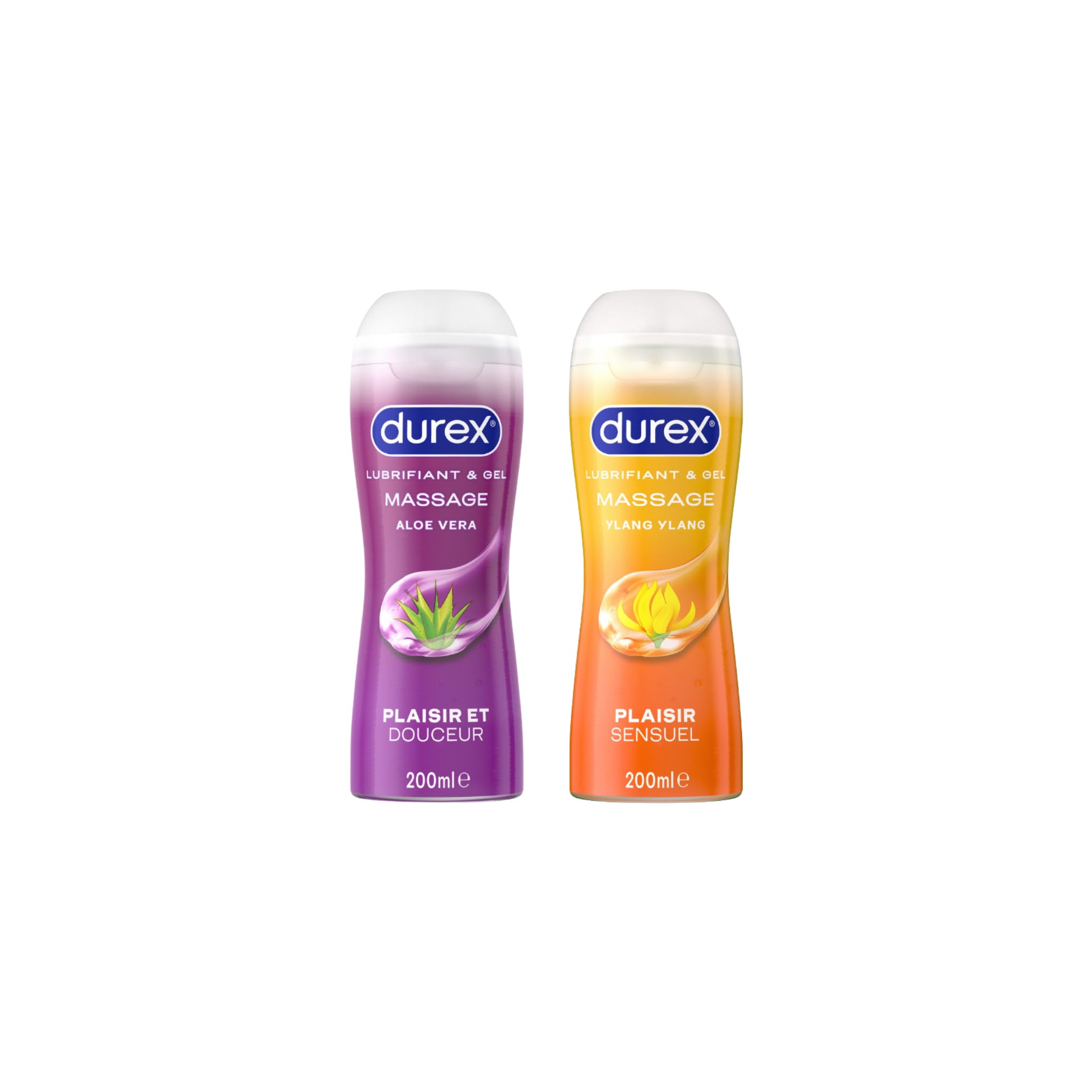 Durex Massage 2in1 gel lubrificante aloe vera 2x100ml