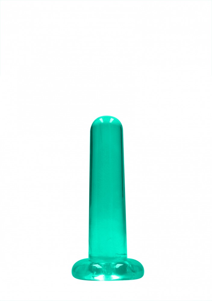 RealRock Crystal Clear dildo con ventosa turchese 13,5 cm