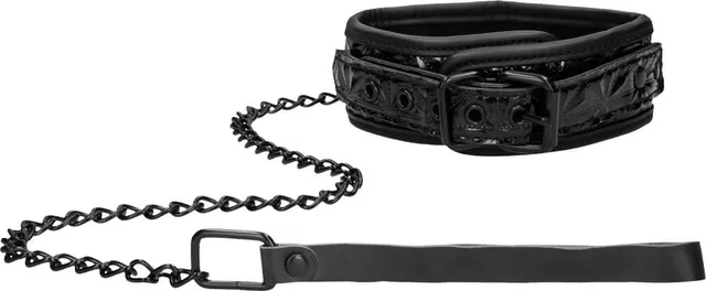Ouch Luxury Collar collare con guinzaglio 52,5 cm