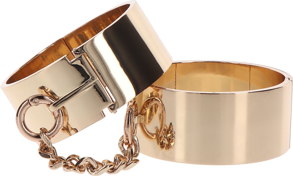 Taboom Dona Slave Wrist Cuffs polsini metallo