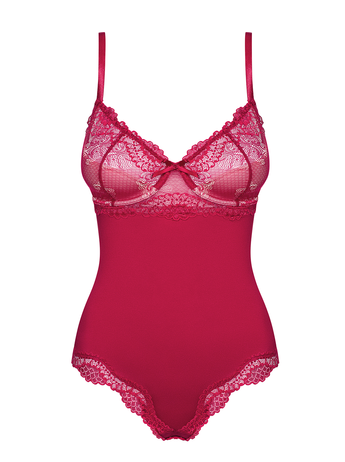 Obsessive Rosalyne body vinaccia pizzo coppe imbottite