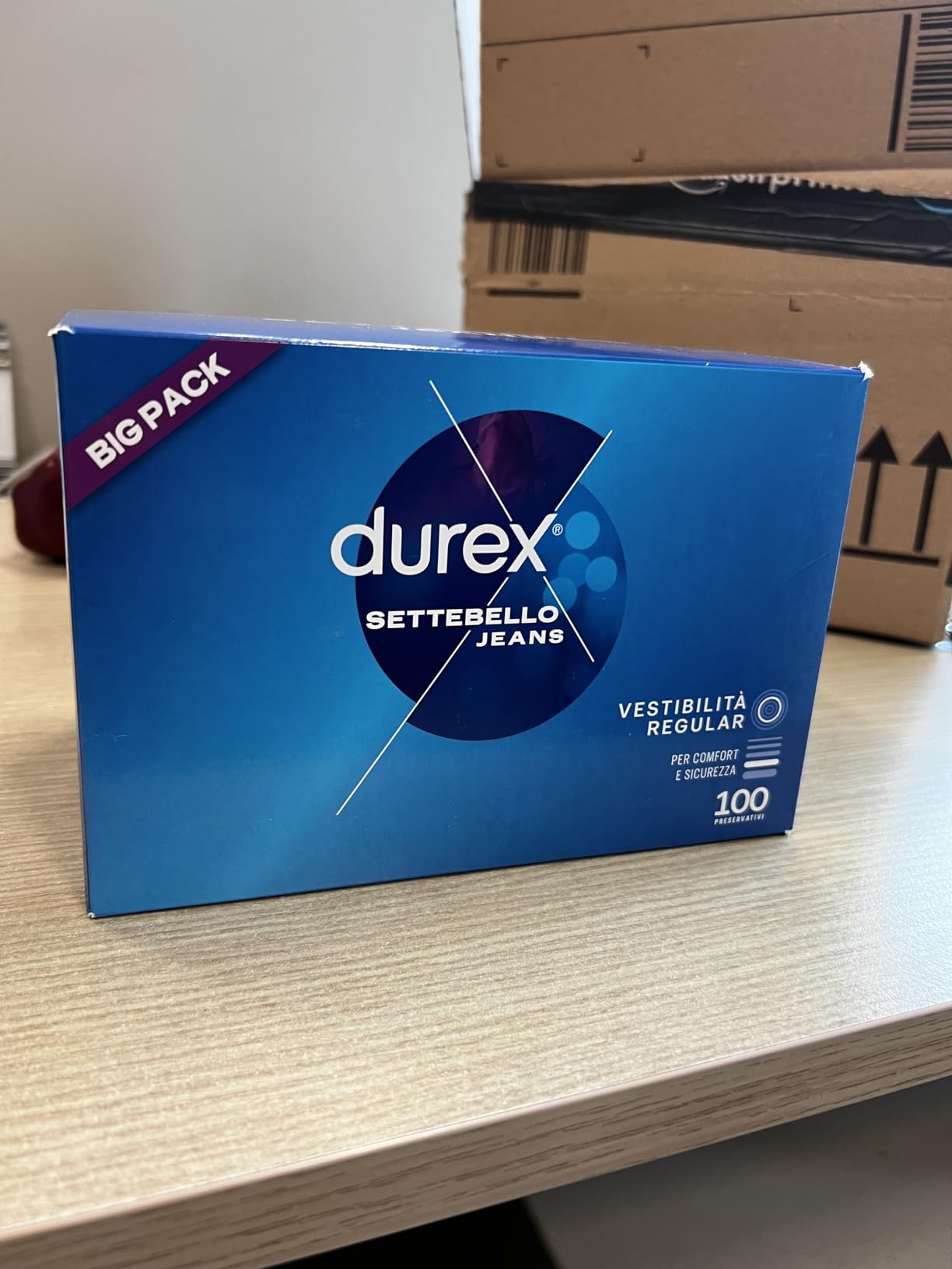 Durex Settebello Jeans Preservativi 100 Pezzi Classici
