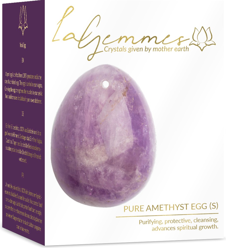 La Gemmes Pure Amethyst uovo yoni in ametista