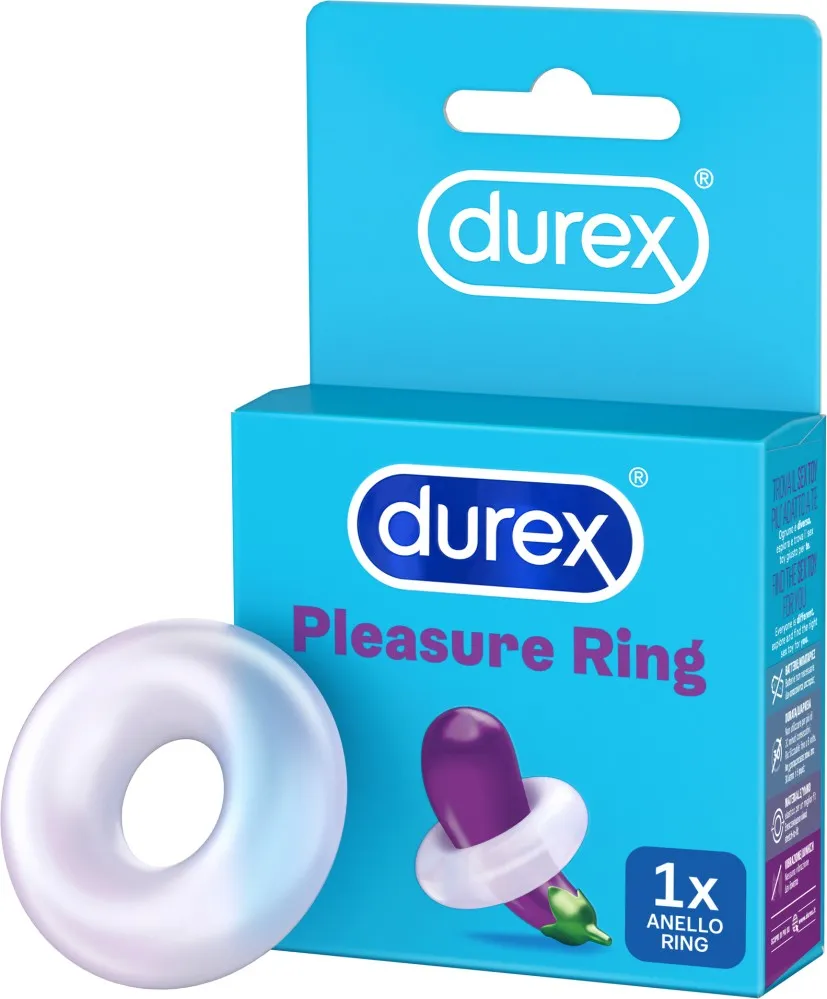 Durex Pleasure Ring anello fallico vibrante silicone 30 minuti
