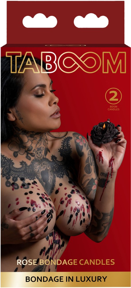 Taboom Rose Japanese Drip Candles candele bondage 2 pezzi