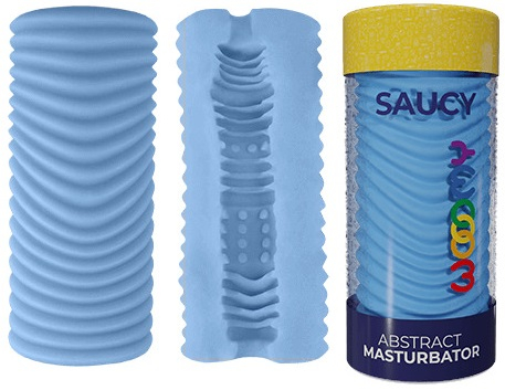 Wooomy Saucy masturbatore uomo texture interne
