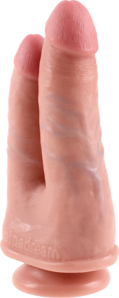 King Cock Double Penetrator doppio dildo ventosa
