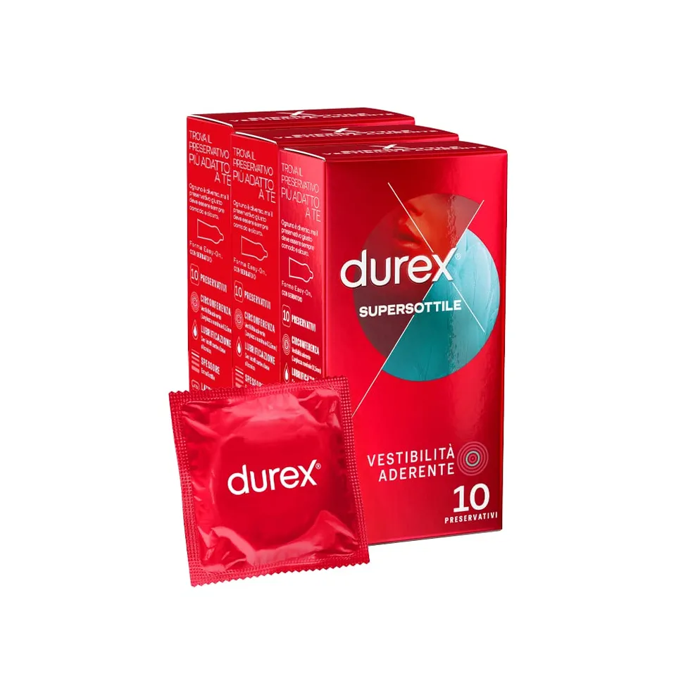 Durex Supersottile preservativi 30 pezzi alta sensibilità