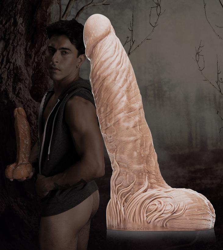 Fleshjack Freaks Bigfoot dildo fantasy 24,1 cm marrone