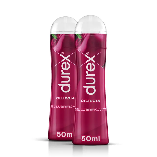 Durex Cherry gel lubrificante ciliegia 2x50 ml