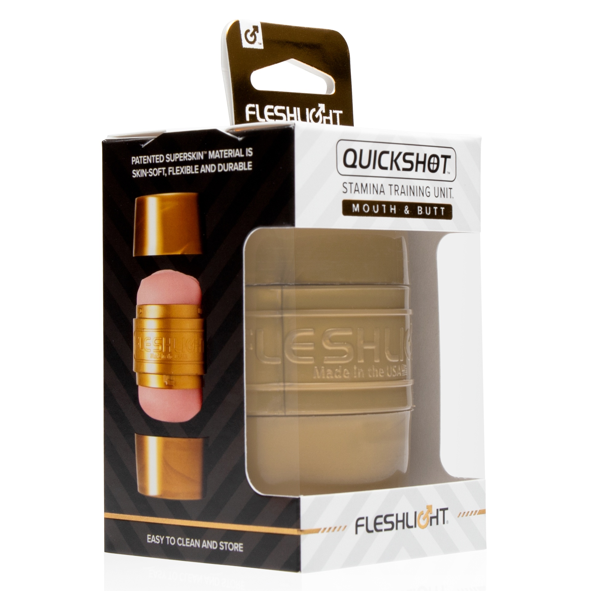 Fleshlight Quickshot Stamina Lady & Butt masturbatore compatto