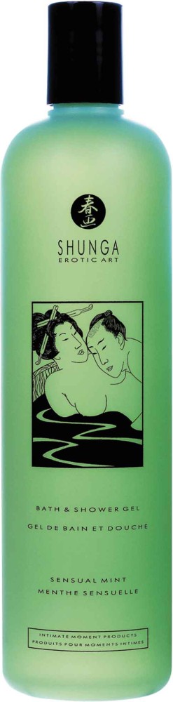 Shunga Bath & Shower Gel gel doccia menta commestibile