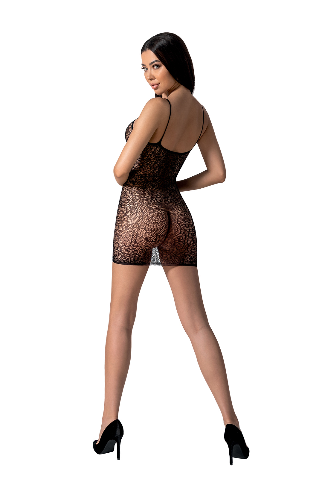 Passion BS096 bodystocking rete elastica