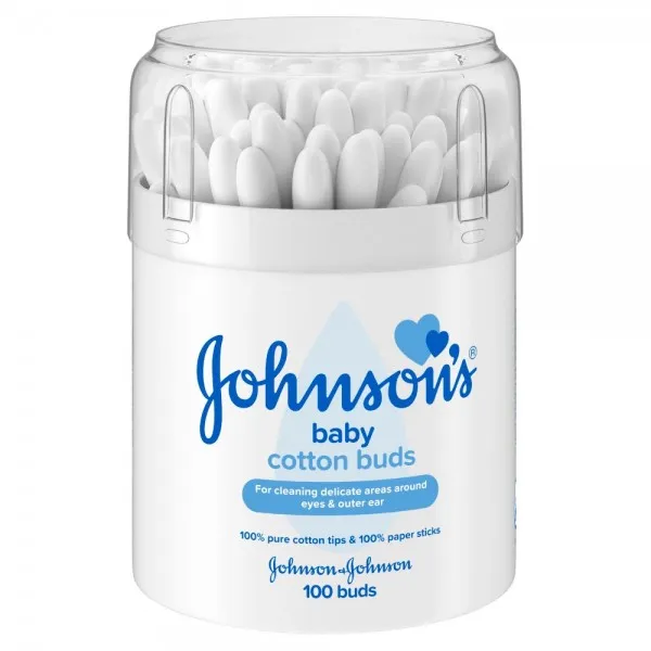 Johnson's Cotton Fioc bastoncini orecchie 100 pezzi