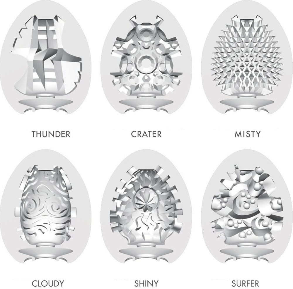 Tenga Egg Serie 2 masturbatore uovo 6 pezzi misti