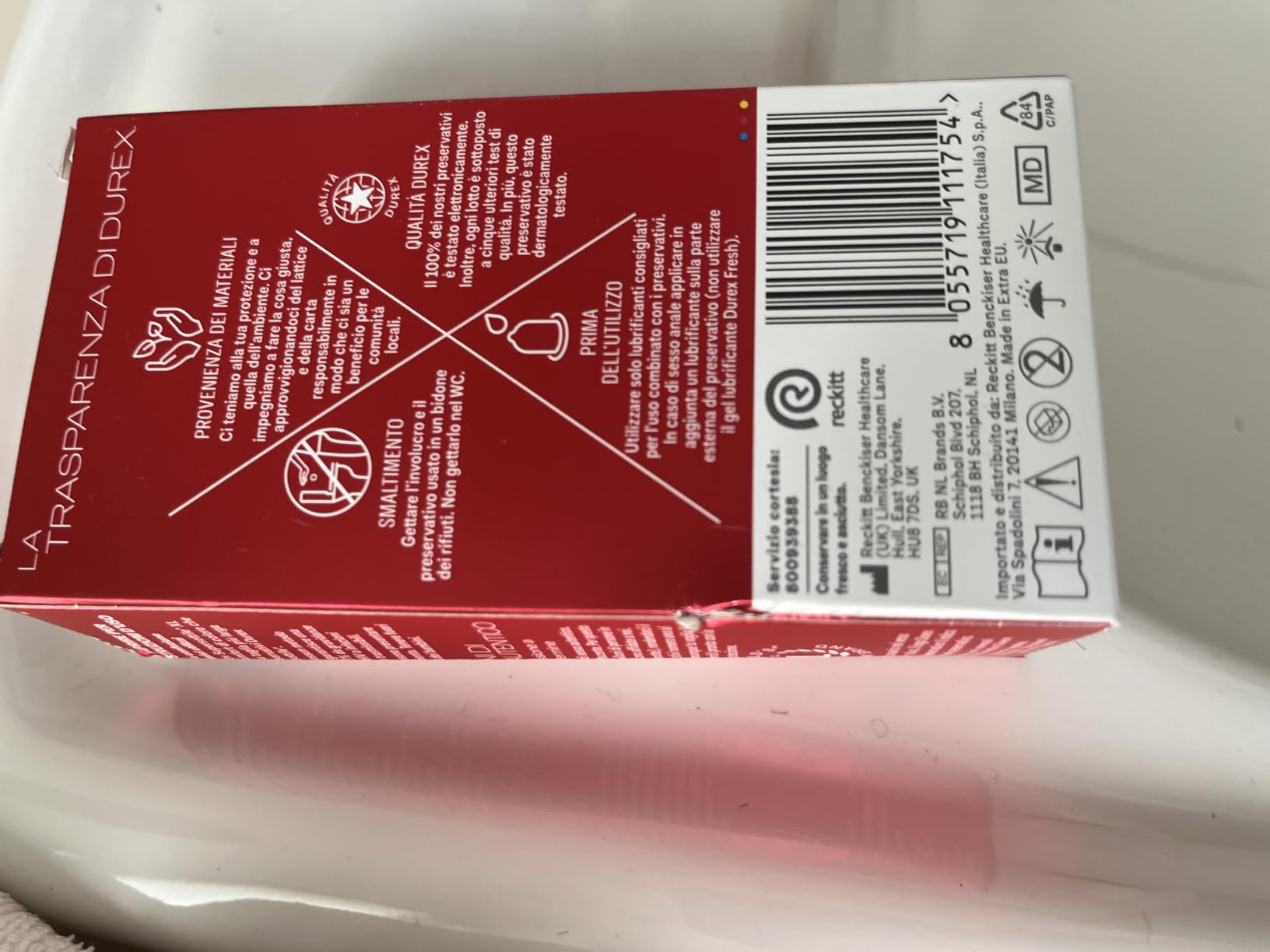Durex SuperSottile XL Preservativi Sottili 10 Pezzi 60 mm