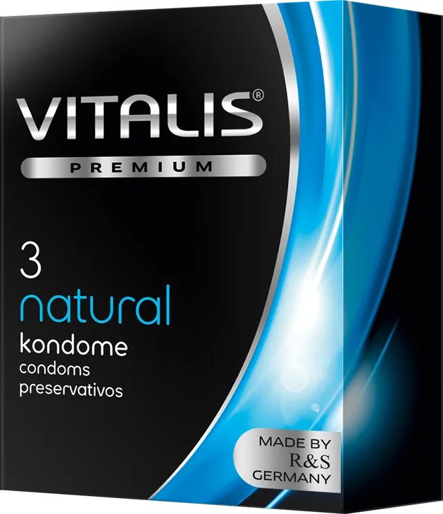 Vitalis Natural preservativi classici lubrificati con serbatoio