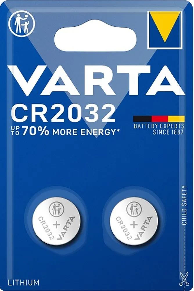 Varta CR 2032 pile a bottone al litio 2 pezzi