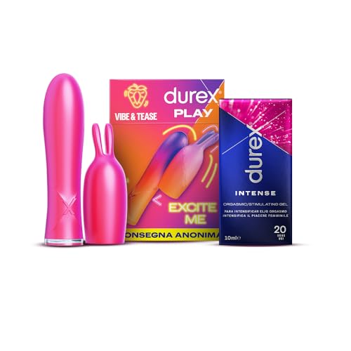 Durex Vibratore 2in1 stimolatore donna + gel Intense 10 ml