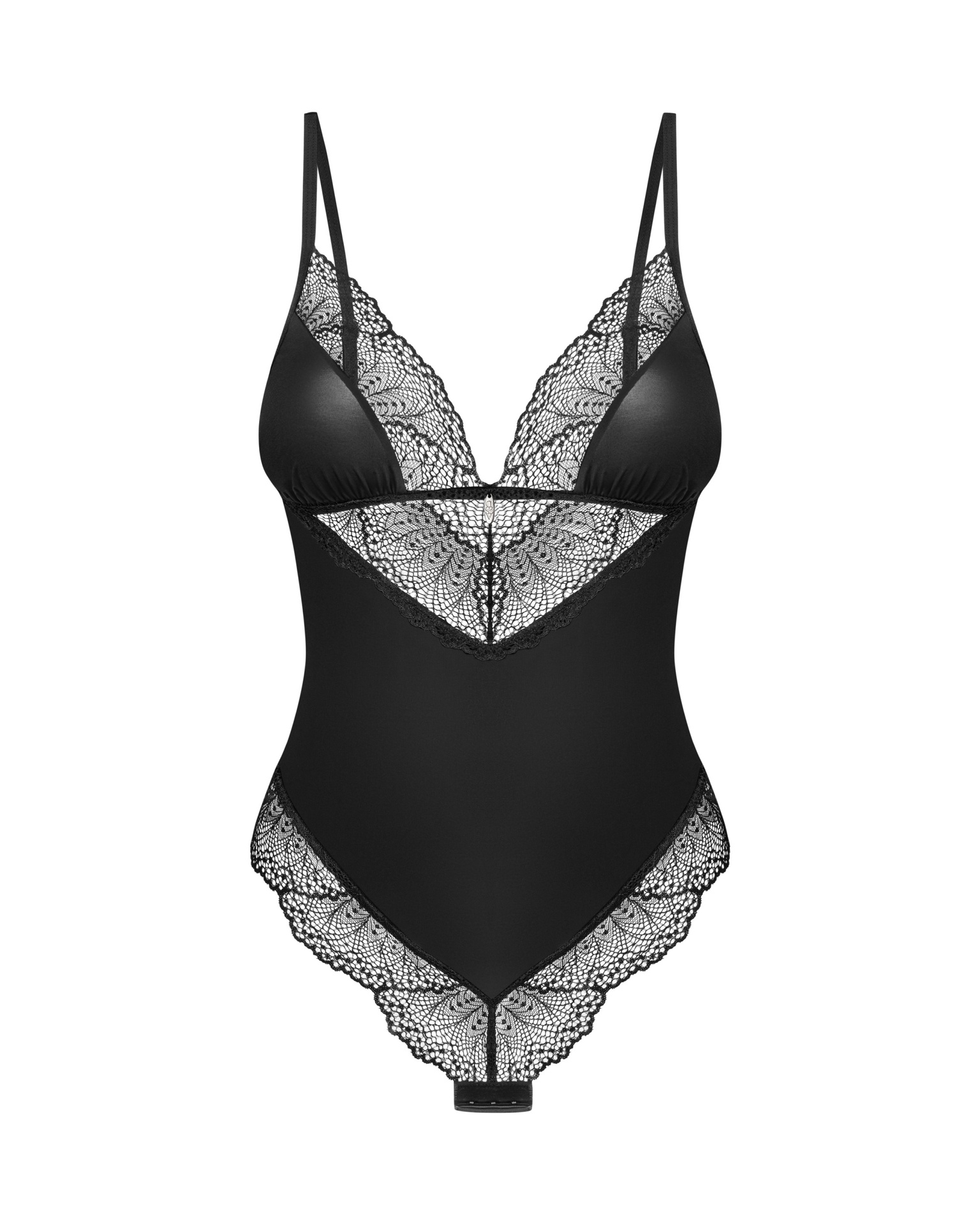 Obsessive Lobellis body sexy nero pizzo elastico