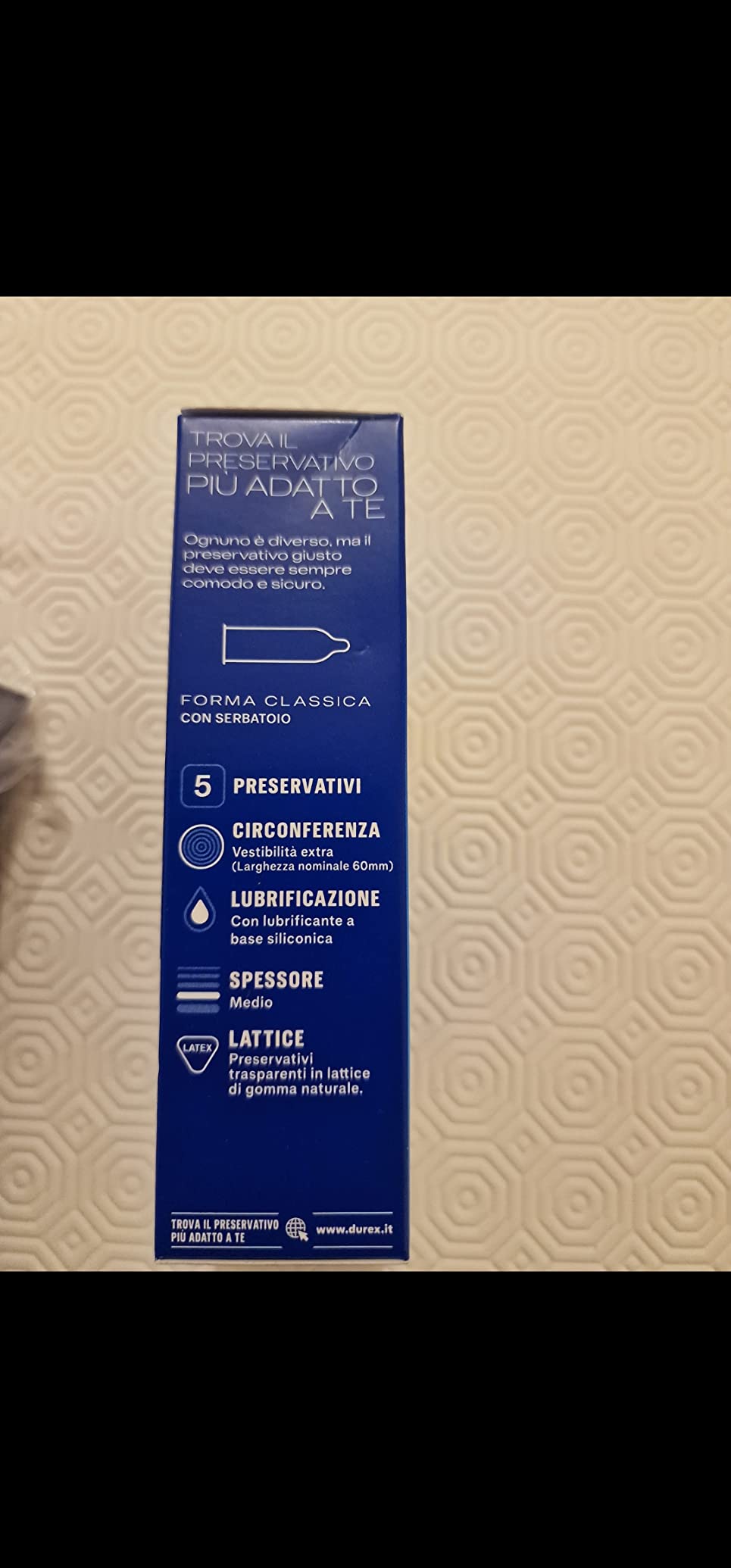 Durex Settebello XXL preservativi 30 pezzi misura larga