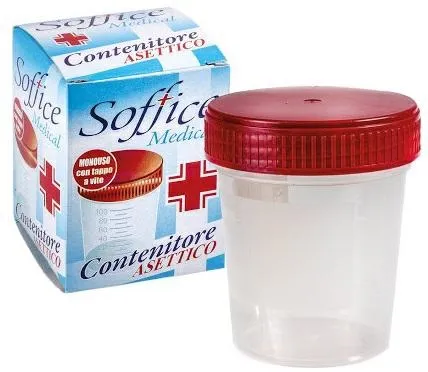 Soffice contenitore urine bicchiere sterile 120 ml