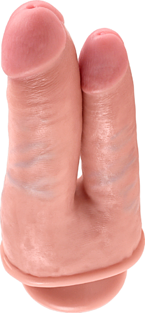 King Cock Double Penetrator doppio dildo ventosa