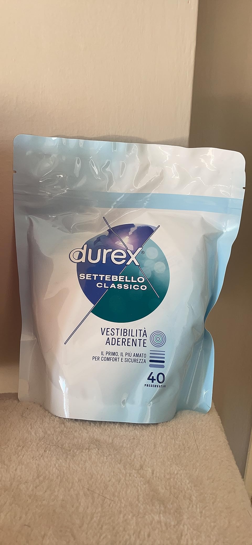 Durex Settebello Classico preservativi 40 pezzi lattice