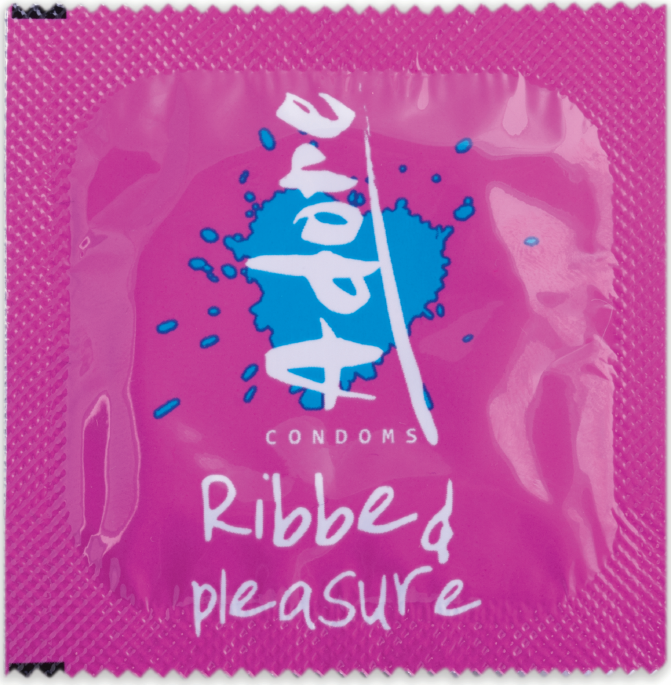 Pasante Adore Ribbed Pleasure preservativi 144 pezzi