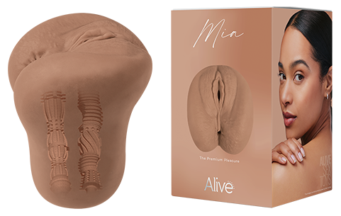 Alive Mia masturbatore uomo realistico color caramello