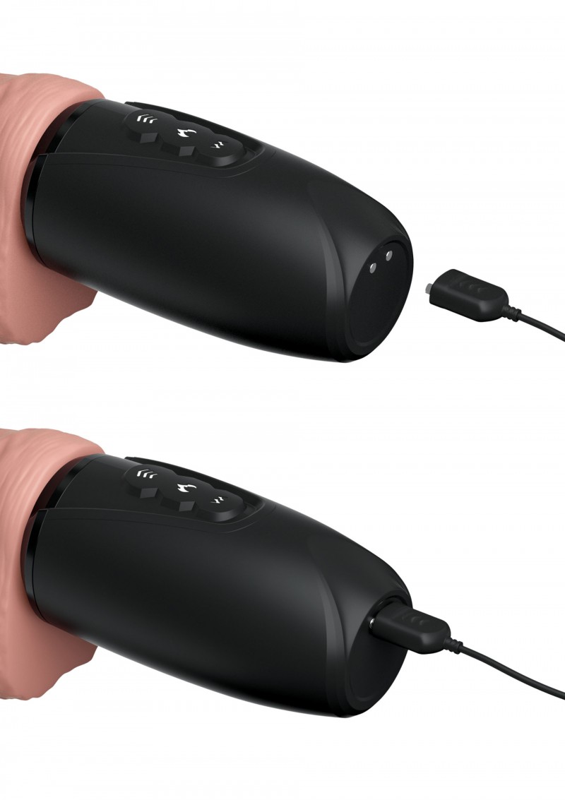 King Cock 21340 6.5" vibratore realistico riscaldante thrusting
