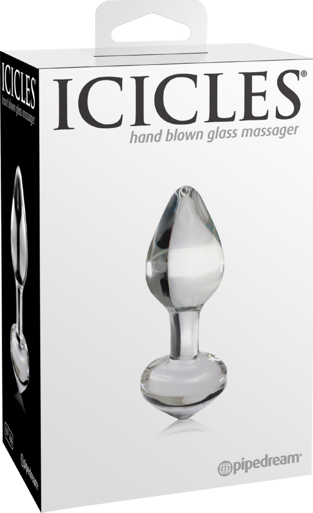 Icicles No.44 butt plug vetro misura piccola