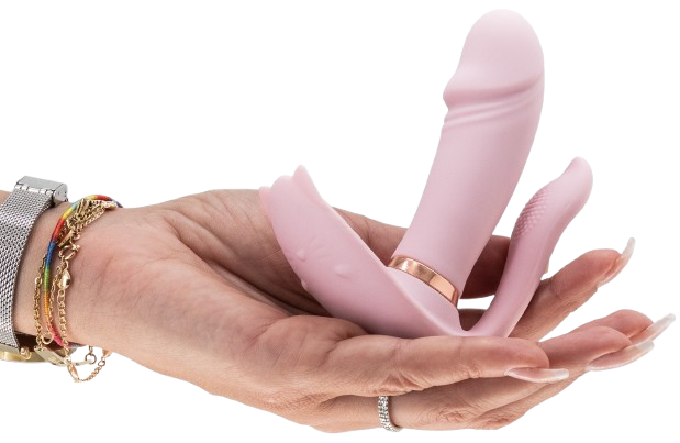 Crushious Fritz vibratore indossabile riscaldante telecomando