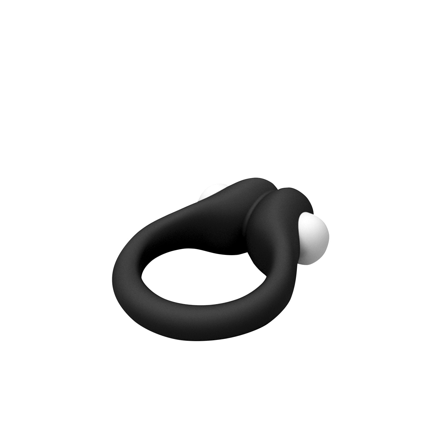 Wooomy Zippy anello vibrante in silicone nero