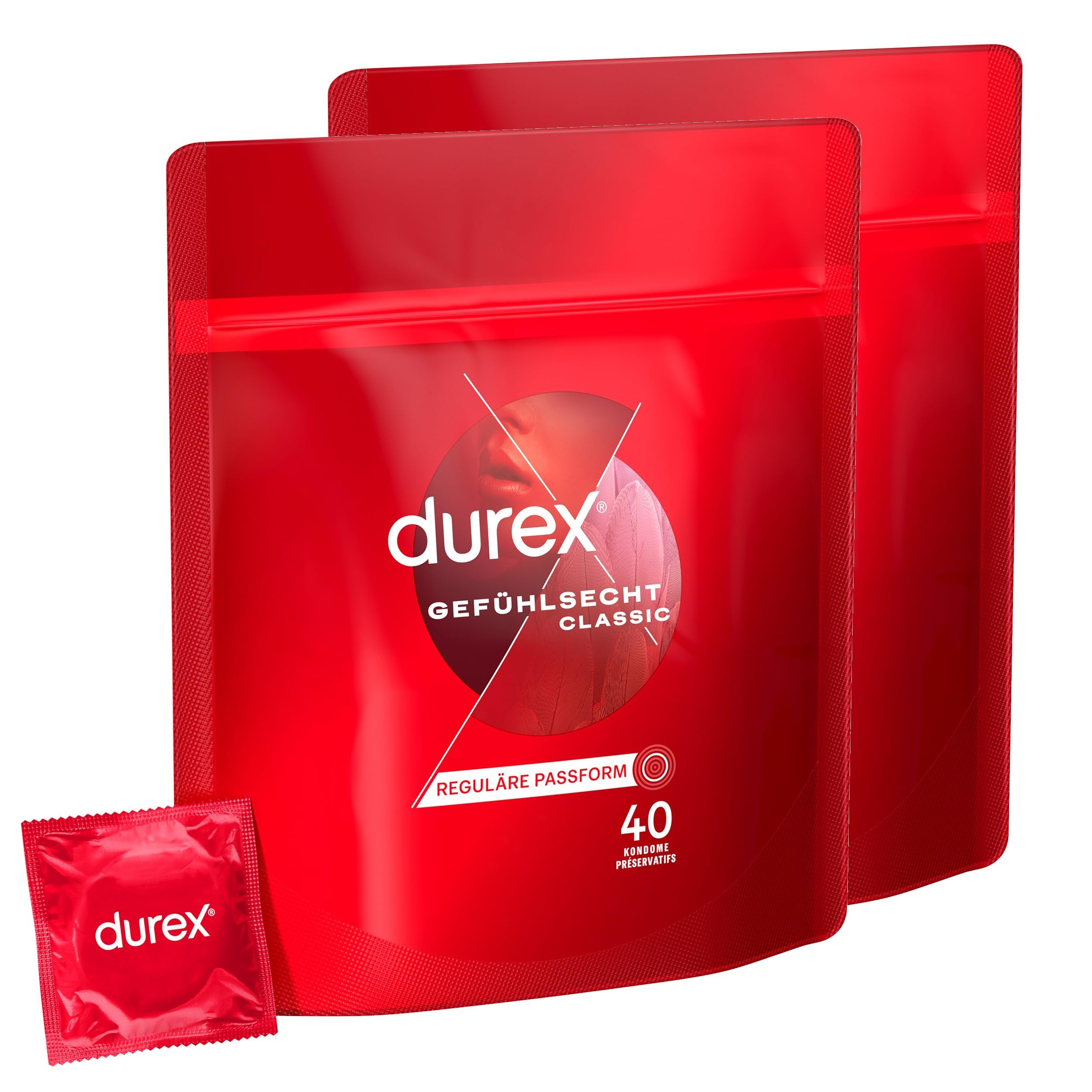 Durex Contatto Comfort preservativi 80 pz sottili 56 mm
