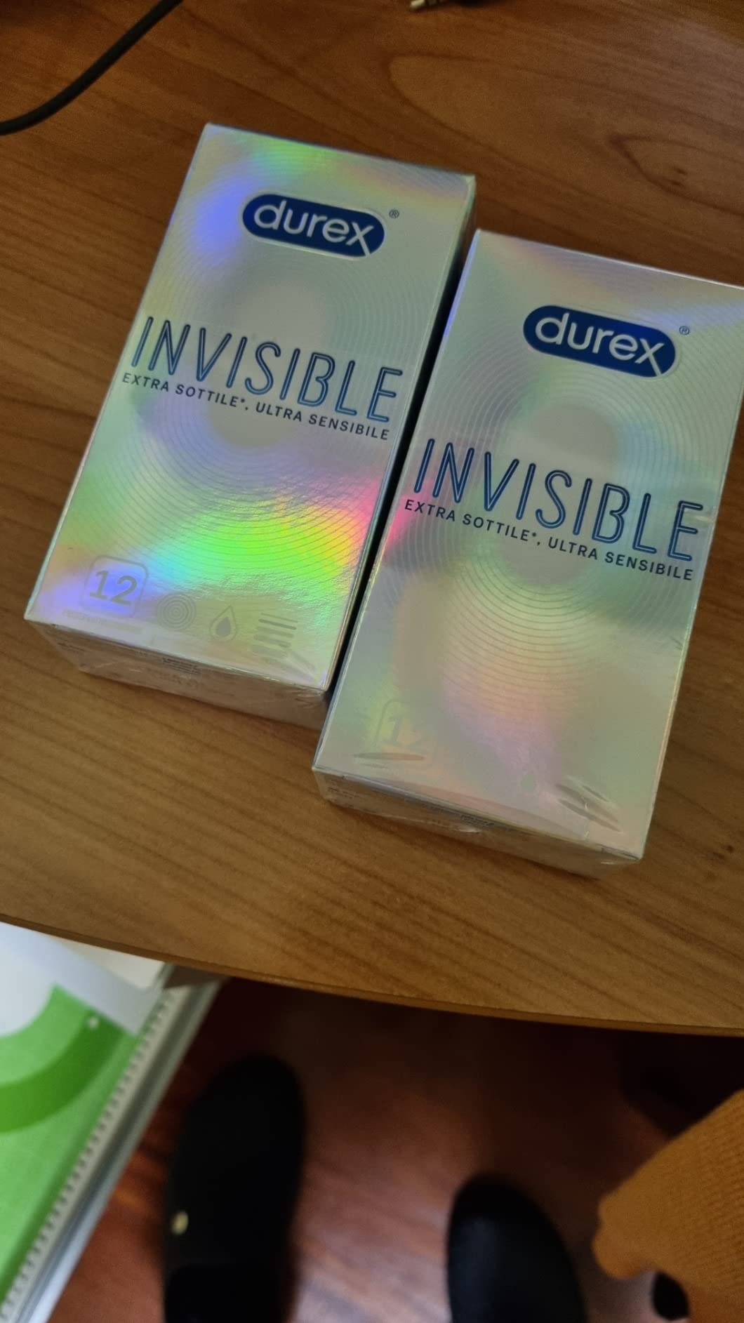 Durex Invisible preservativi 12 pezzi ultrasottili 0,048 mm